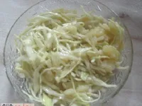 Fotografija recepta: Zeljna solata s krompirjem