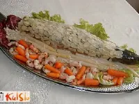 Fotografija recepta: Prekajena riba z gobami