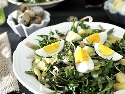 Regrat s krompirjem in jajci