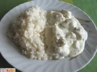 Fotografija recepta: Morska žaba v smetanovi omaki