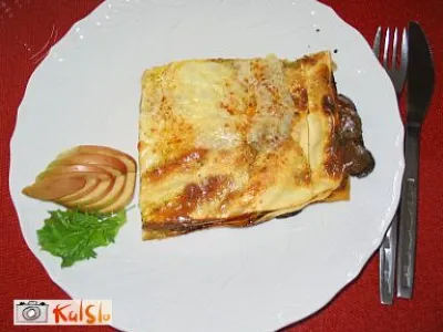 Lasagna z bučkami in paradižnikom