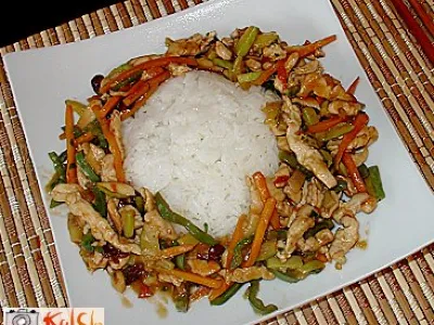 Puran v zelenjavni družbi