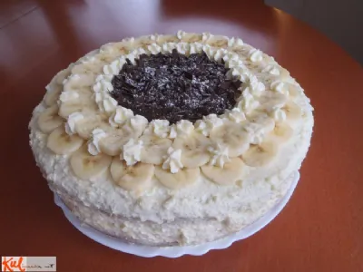 Skutna torta z bananami