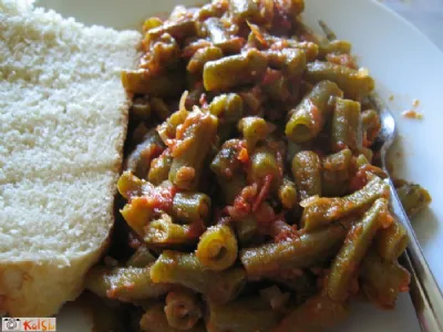 Stročji fižol po grško