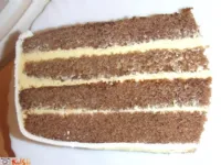 Fotografija recepta: Bela čokoladna torta