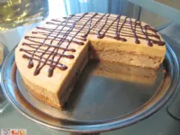 Fotografija recepta: Orehova torta s karamelno kremo