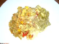 Fotografija recepta: Testenine z mesom iz pečice