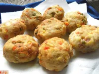 Fotografija recepta: Kruhovi cmoki z zelenjavo