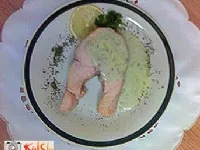 Fotografija recepta: Losos s peteršiljevo omako