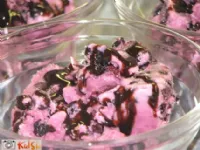 Fotografija recepta: Borovničev sladoled