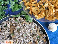 Fotografija recepta: Ajdova kaša z lisičkami