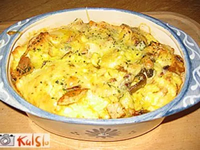 Sirova torta s hrenovko