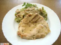 Fotografija recepta: Piščančji zrezki v šampinjonovi omaki