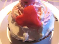 Fotografija recepta: Valentinove bavkice (cupcakes)