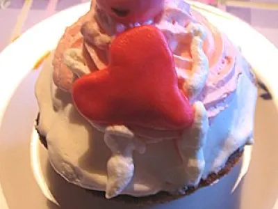 Valentinove bavkice (cupcakes)