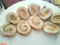 Fotografija recepta: Puranji zvitki z bučko in sirom