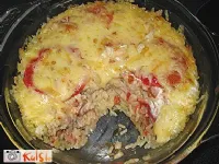 Fotografija recepta: Riž s paradižnikom v pečici