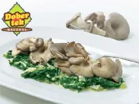 Fotografija recepta: Špinača z ostrigarji