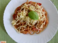 Fotografija recepta: Špageti amatriciana