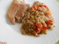 Fotografija recepta: Ajda z zelenjavo