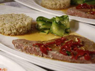 Sočni tunini zrezki