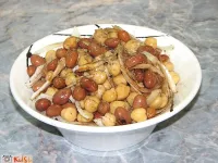 Fotografija recepta: Solata iz čičerke in rdečega fižola