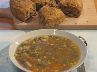 Enolončnica z mletim mesom