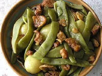 Fotografija recepta: Zabeljen stročji fižol