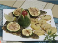 Fotografija recepta: Postrv s figami