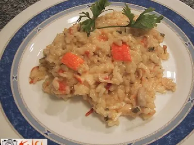 Morska rižota a´la tej