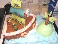 Fotografija recepta: Torta ladja (čokoladna)