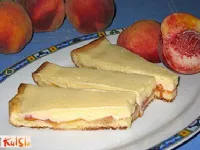 Fotografija recepta: Breskova pita s kremo