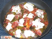 Fotografija recepta: Tribarvna bučkina ponev