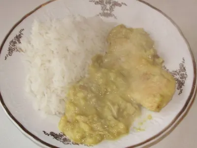 Puran z banano, jabolki in kokosom