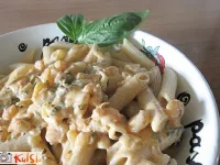 Fotografija recepta: Testenine z gamberi