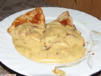 Fotografija recepta: Puranji zrezki v mandljevi omaki