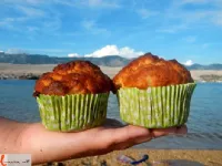 Fotografija recepta: Muffini z breskvami