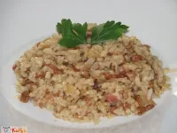 Fotografija recepta: Rižota iz lisičk