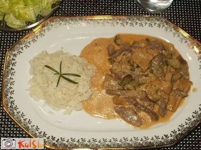 Boeuf Stroganoff