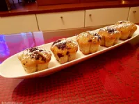 Fotografija recepta: Mafini z banano, orehi in čokolado