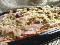 Fotografija recepta: Pizza s čebulo Tomi