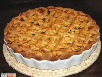 Fotografija recepta: Mrežasta jabolčna pita