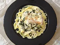 Fotografija recepta: Rezanci z lososom