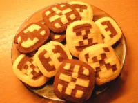 Fotografija recepta: Črno - beli piškoti