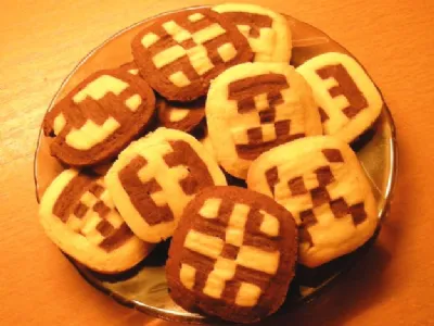 Črno - beli piškoti