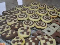 Fotografija recepta: Črno - beli zvitki