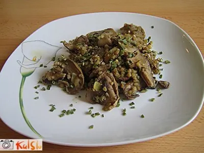 Ajdova kaša z jurčki