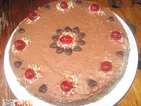 Fotografija recepta: Orehovo - čokoladna torta Andreja