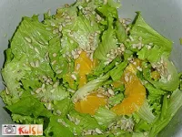 Fotografija recepta: Solata s pomarančo