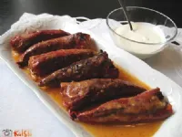 Fotografija recepta: Suhe, rdeče polnjene paprike